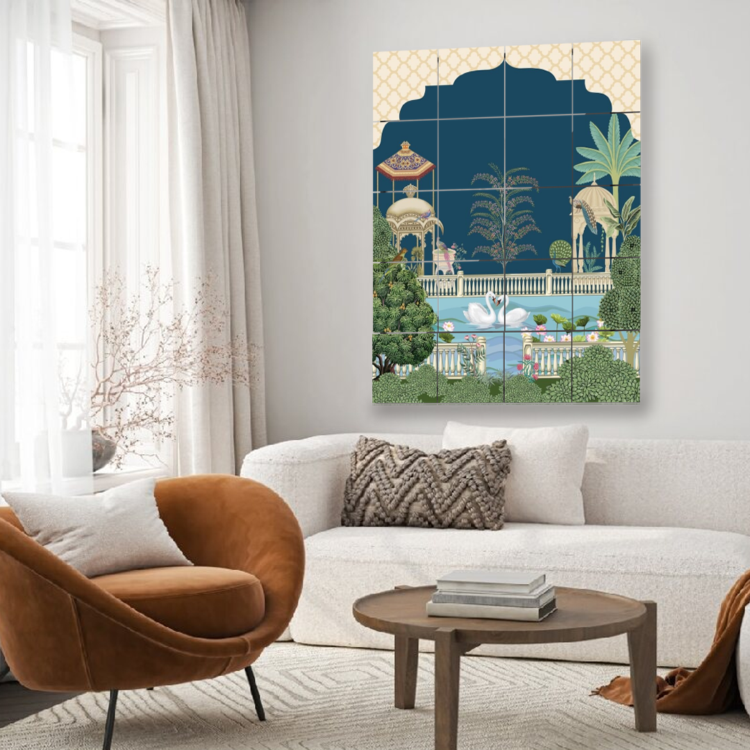 Wall Tiles Set - Swan